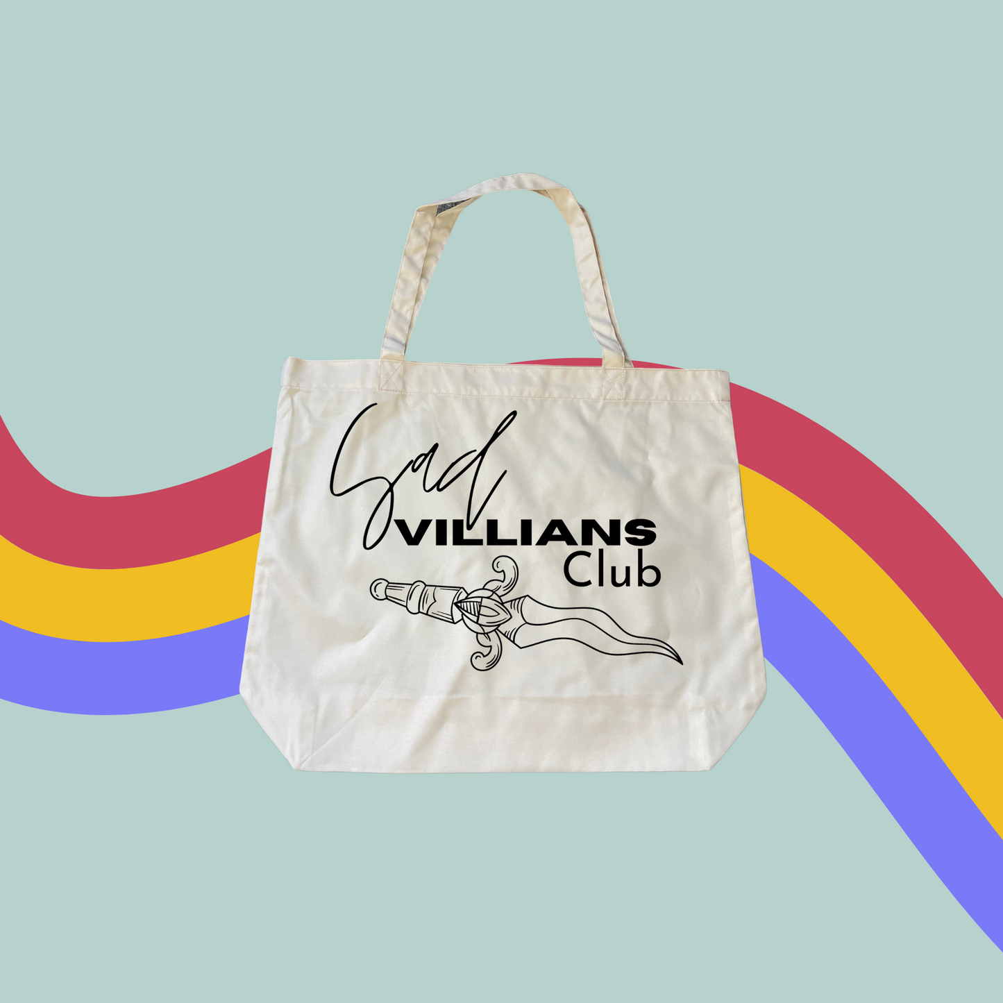 Sad Villains Club Tote - Fangirl Shopping Bag