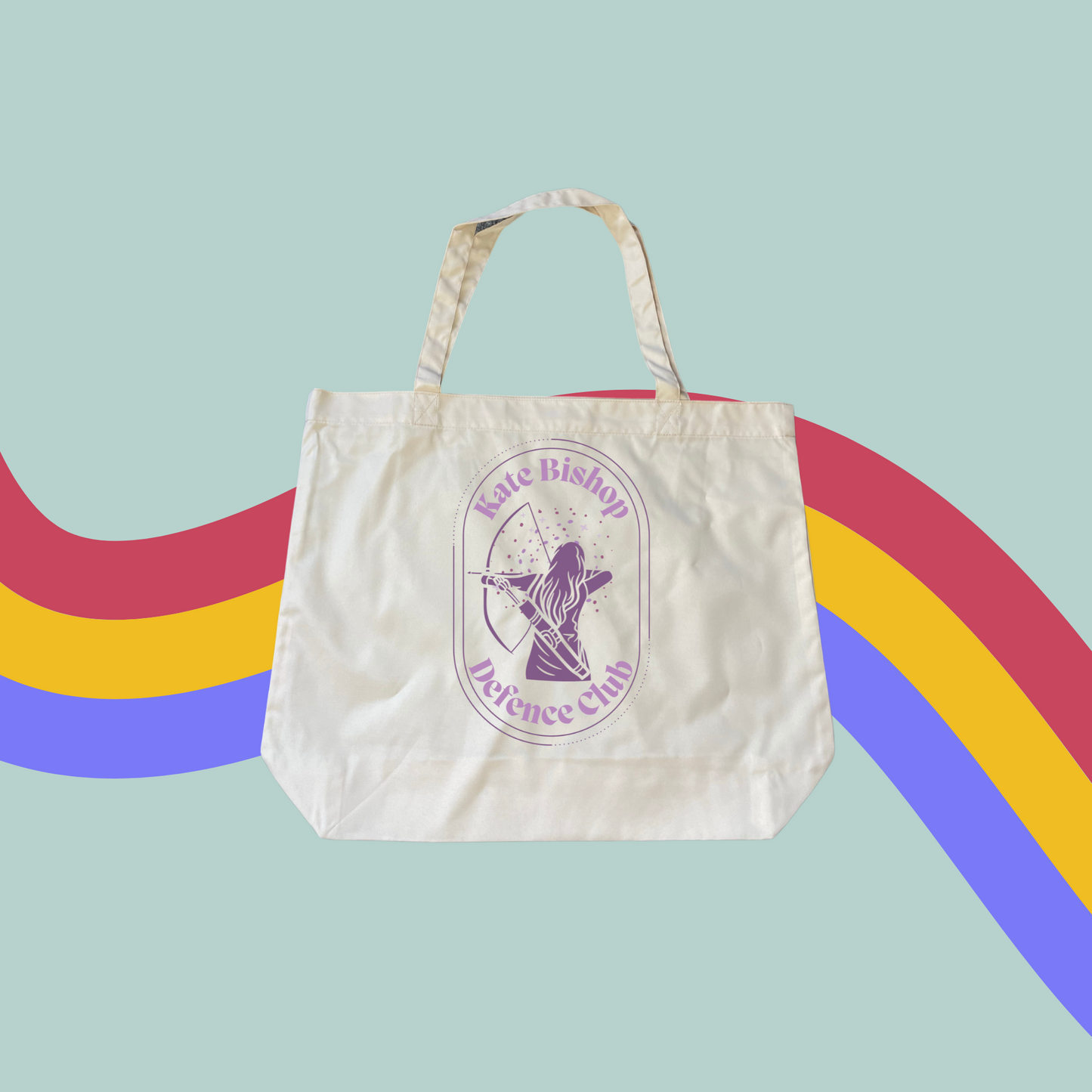 Kate Bishop Defence Club Tote Bag- Marvel’s Hawkeye-Young Avengers Shopping Bag