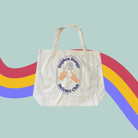 Stephen Strange Defence Club Tote Bag- Doctor Strange in the Multiverse of Madness-Doctor Strange Shopping Bag