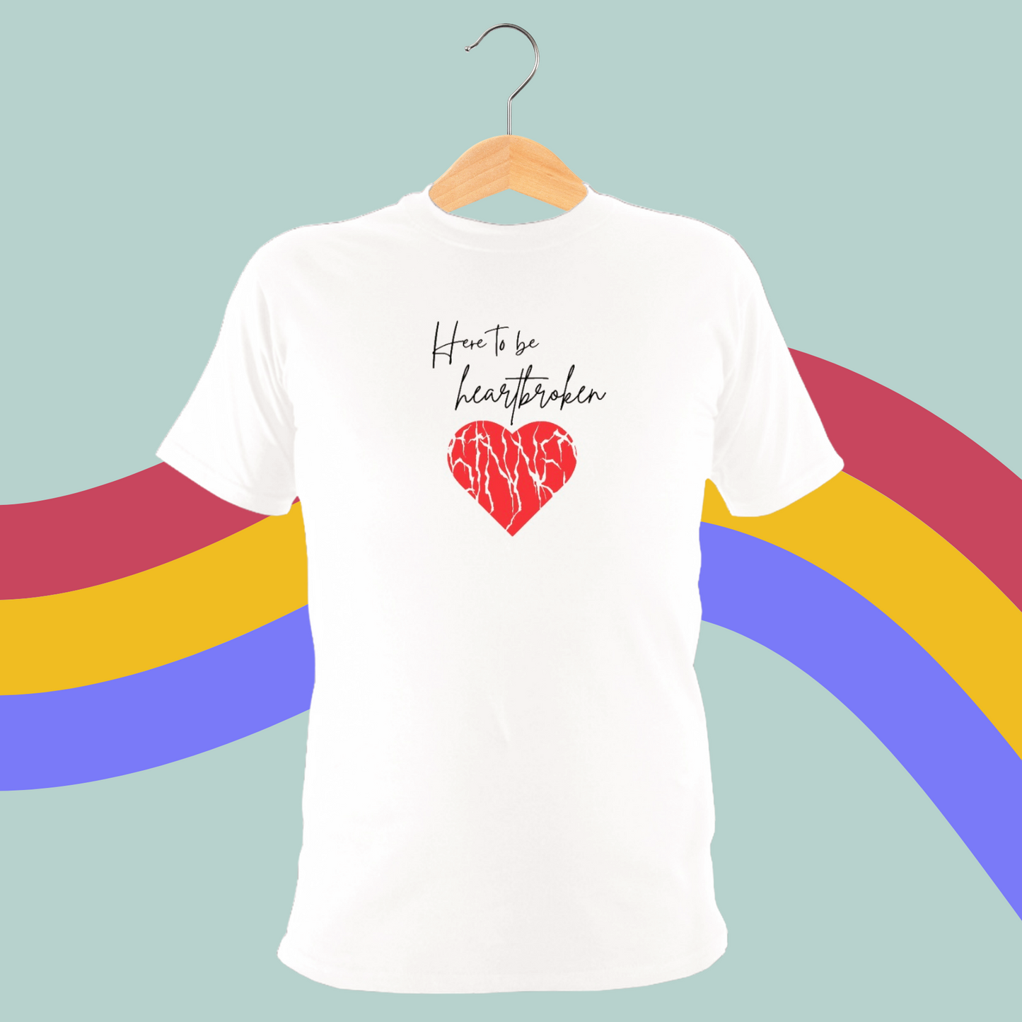 Here To Be Heartbroken Tee- Doctor Strange in the Multiverse of Madness-Multi-Fandom Fan T-Shirt